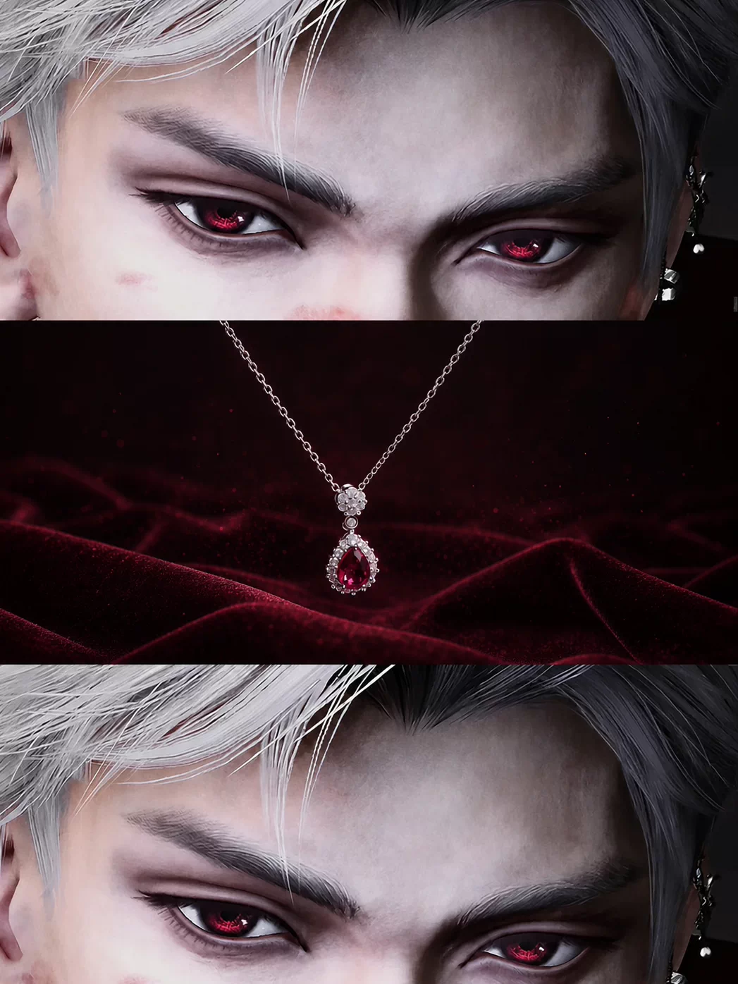 Anime Pendant Necklace - 선물용: 실러스 게임, 러브 앤 딥스페이스