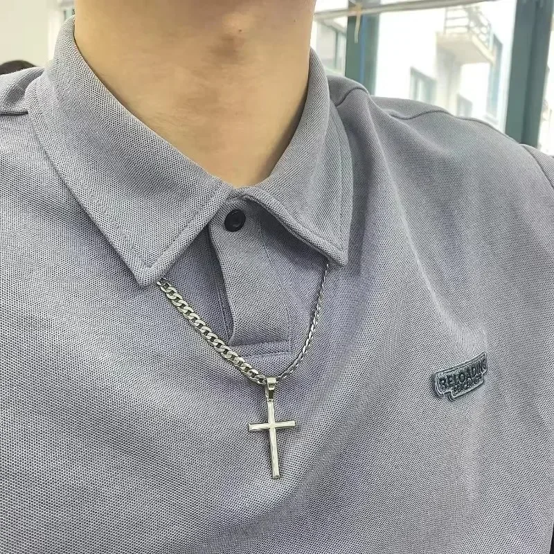 남녀공용 925 스털링 실버 십자가 목걸이, 5mm 스 - 925 Sterling Silver Chain Necklace Men 리뷰 및 가격