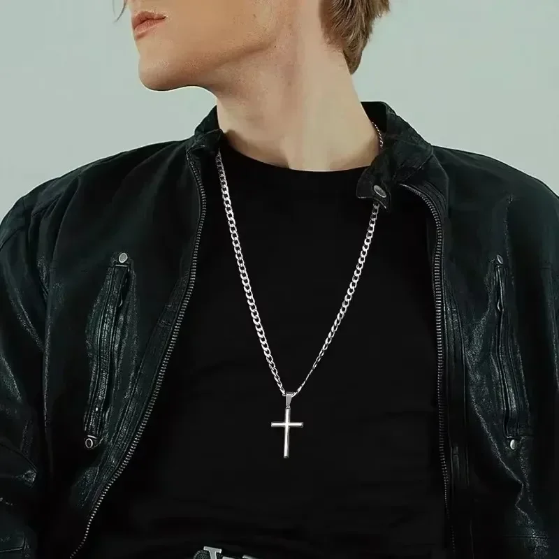 남녀공용 925 스털링 실버 십자가 목걸이, 5mm 스 - 925 Sterling Silver Chain Necklace Men 리뷰 및 가격