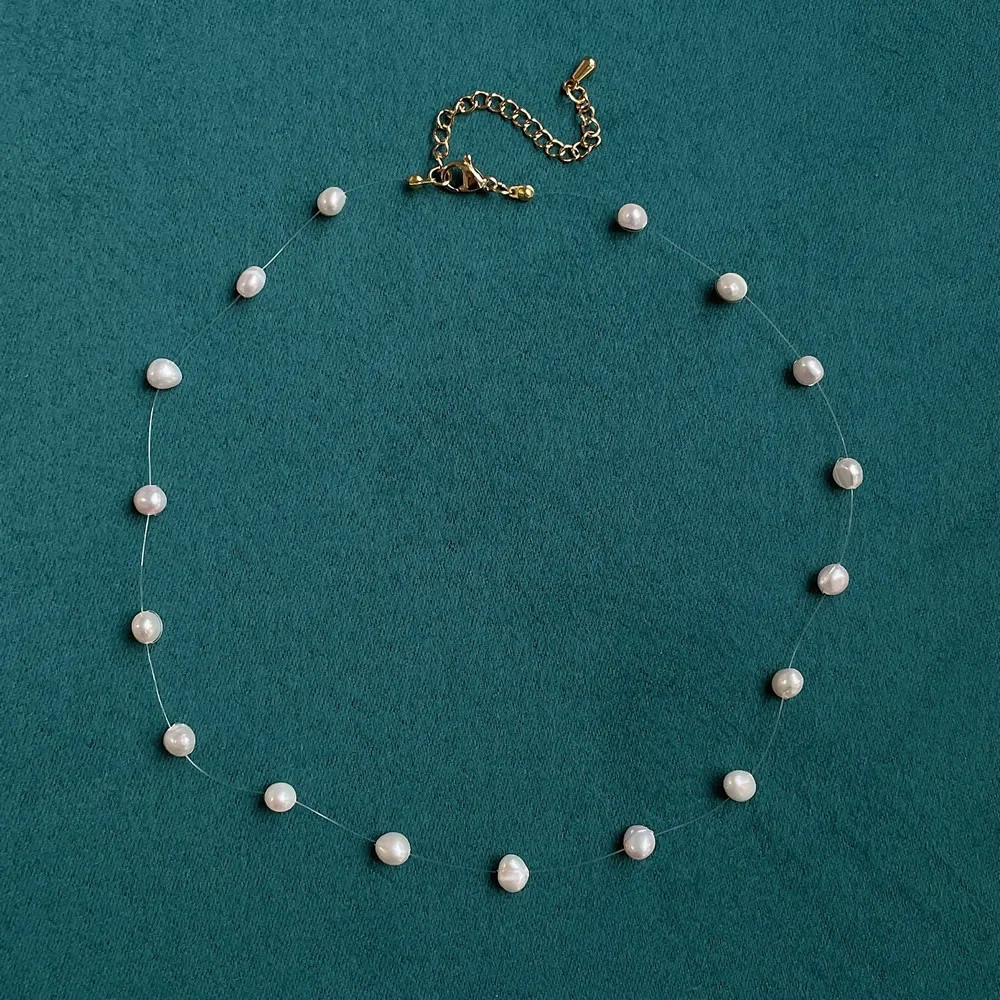 여성용 천연 담수 진주 목걸이, 수제 불규칙 바로크 진 - Pearl Choker Necklace Vintage 리뷰 및 가격