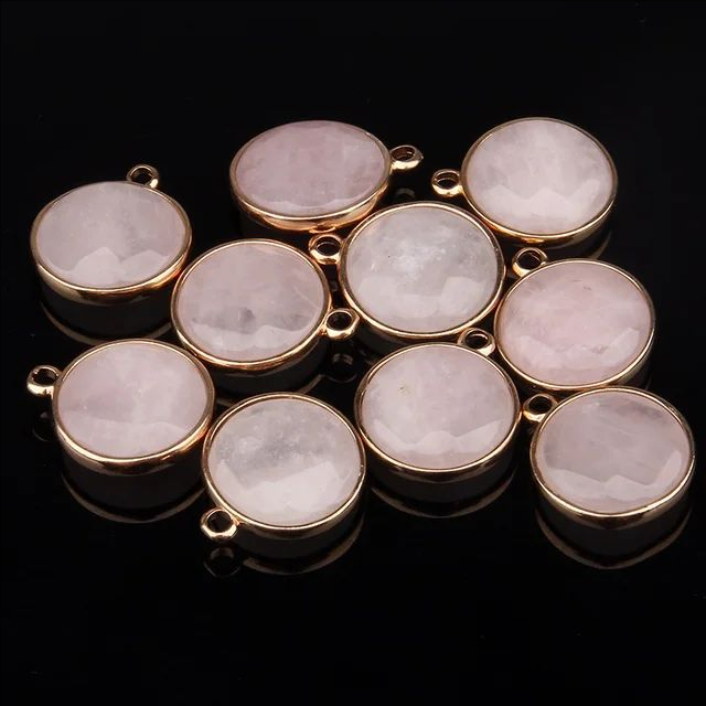 천연 크리스탈 마노 옥 면 라운드 펜던트 쥬얼리 제작, - Crystal Pendant Necklace Natural Stone 리뷰 및 가격