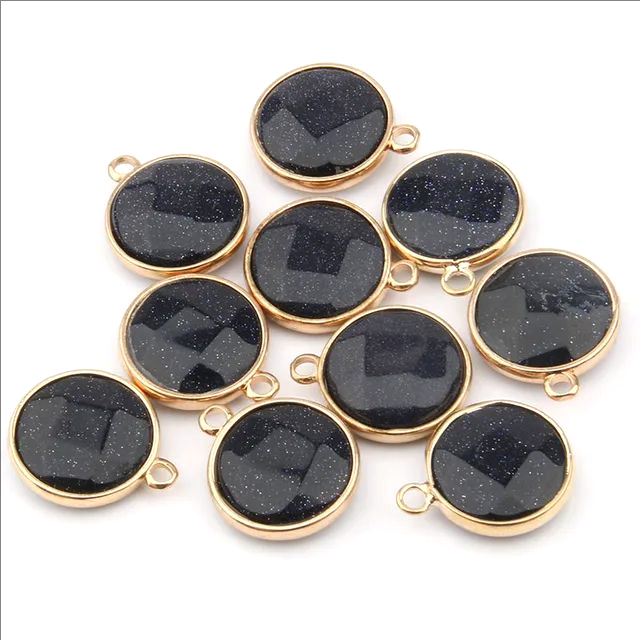 천연 크리스탈 마노 옥 면 라운드 펜던트 쥬얼리 제작, - Crystal Pendant Necklace Natural Stone 리뷰 및 가격