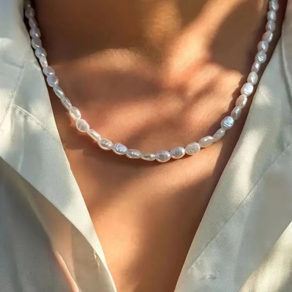 심플한 인조 진주 초커 목걸이 빈티지 인조 진주 모양의 - Pearl Choker Necklace Vintage 리뷰 및 가격