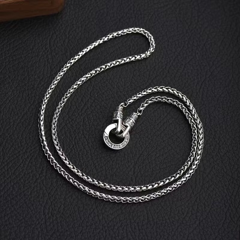 새로운 925 스털링 실버 소재의 남녀 공용 패션 목걸 - 925 Sterling Silver Chain Necklace Men 리뷰 및 가격